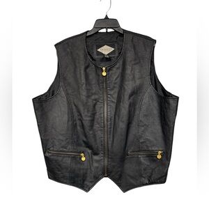 Avenue by Design leather vest women’s 26/28